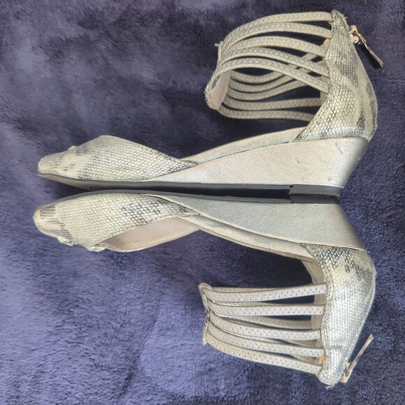 Sliver Pewter Sandals - Picture 4 of 7